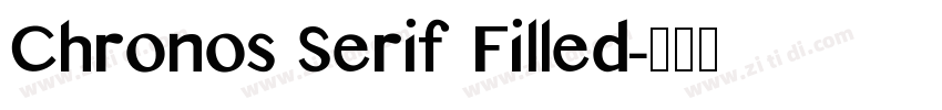 Chronos Serif Filled字体转换